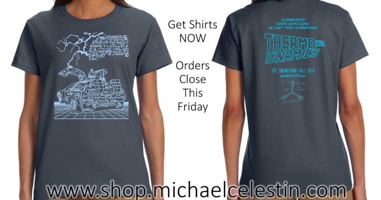 T-Shirts Now Available – Current Students ONLY
